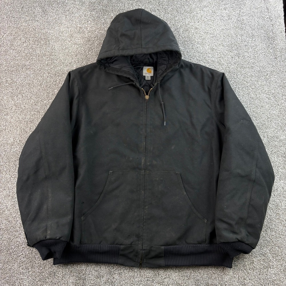 Carhartt Extremes Active Jacket Mens XL Tall Black Nylon Arctic Quilted J133 BLK